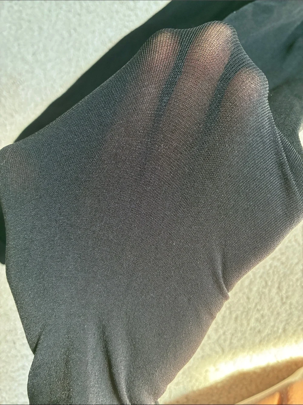 Secret Treasures Black Full-Length tights size M